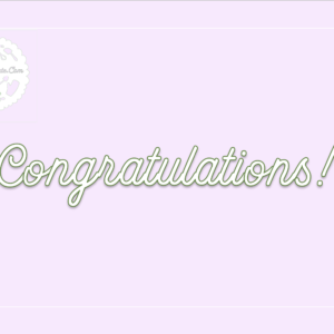 Congratulations card